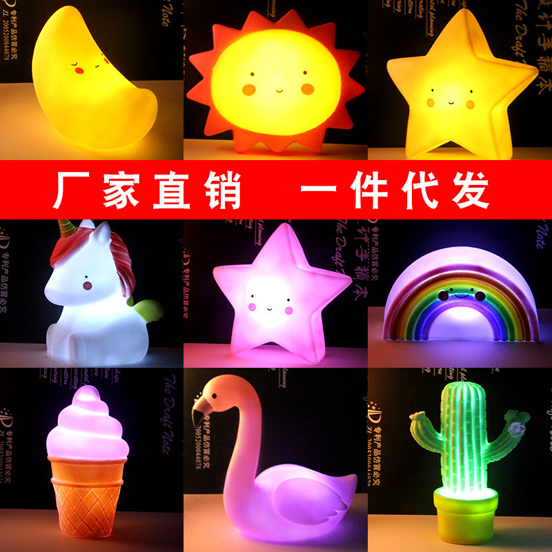 Glowing Toy Rocket Cartoon Night Light Street Stall Led Vinyl Night Light Baby Sleeping Light Table Lamp Factory Ready Stock Glowing Toy Rocket Cartoon Night Light Street Stall Led Vinyl Night Light Baby Sleeping Light Table Lamp Factory Ready Stock