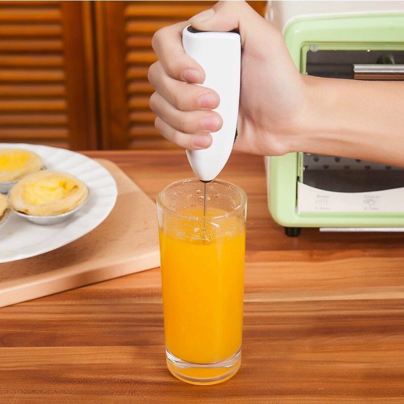 Ручной легкий электрический венчик для яиц на кухне из нержавеющей стали, кофемолка, молочный чай, фруктово-соковый миксер, инструмент для выпечки