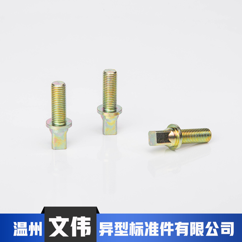 厂家批发销售高强度非标螺栓12,9级方头螺栓  表面处理镀彩锌