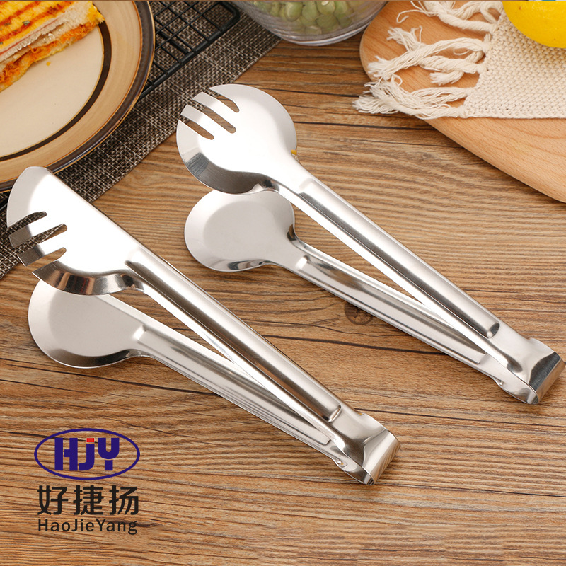 Multifunctional stainless steel bread cake clip food food clip barbecue steak clip buffet clip baking tools