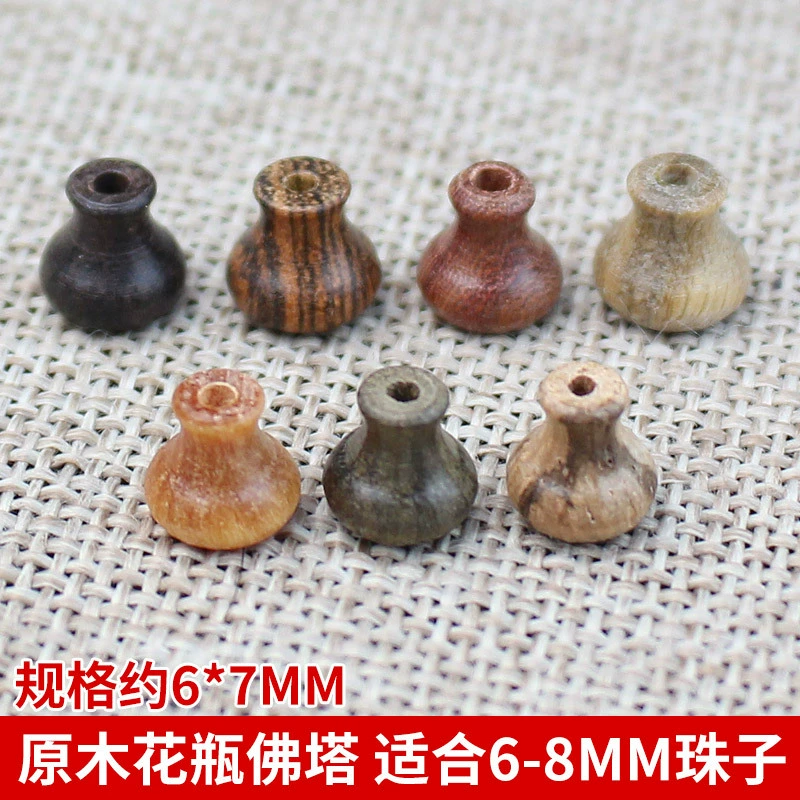 Оптовая пагода маленькая голова тыквы шляпа Будды голова Будды различное сандаловое дерево трехходовые бусины Будды браслет аксессуары 0,8