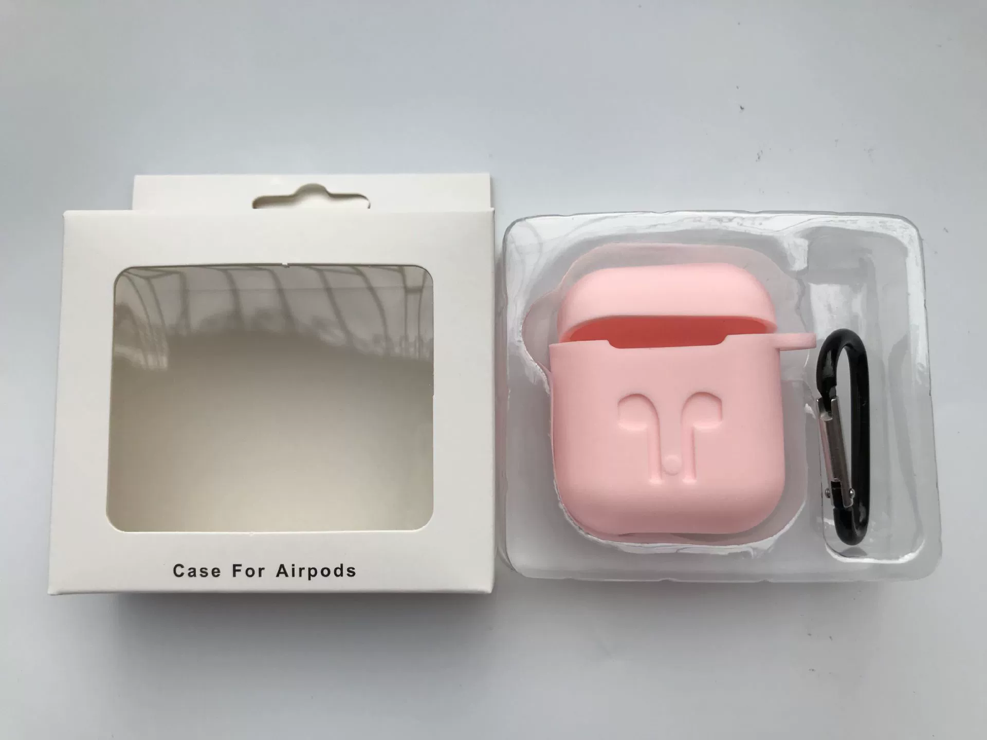 Силиконовый защитный чехол для AirPods, совместим с беспроводными наушниками, 13 цветов, карабин/крючок/верёвка