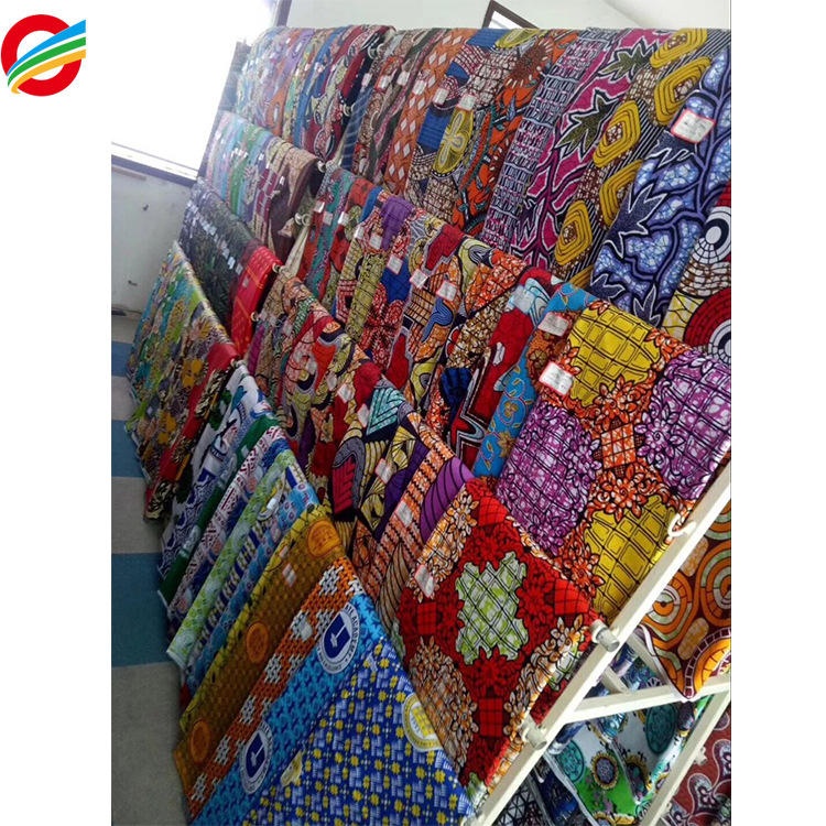 非洲民族服装全涤蜡染布仿蜡布双面渗透蜡印印花布分散传统衣服布