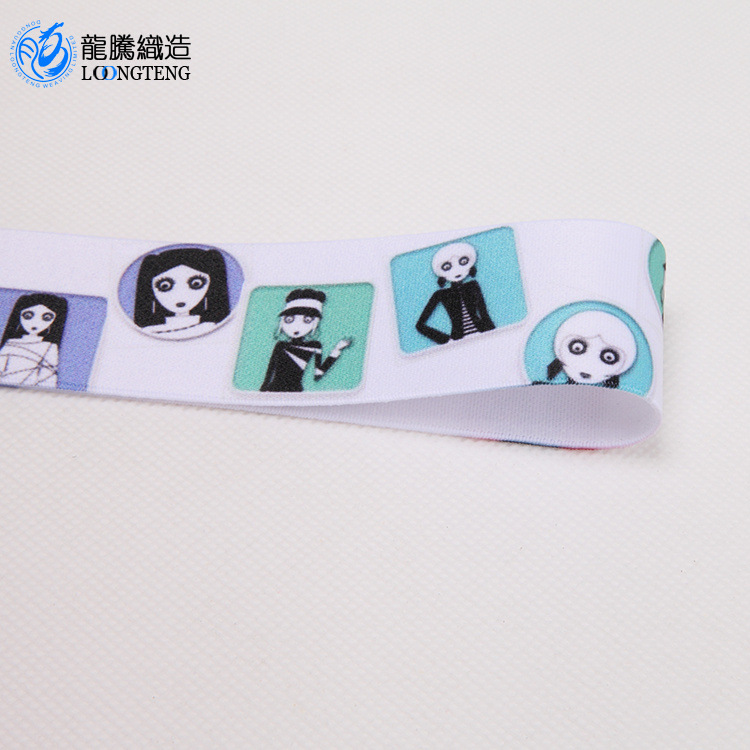 儿童内裤卡通3D数码印花松紧带 泳裤沙滩裤热转印花弹力松紧带