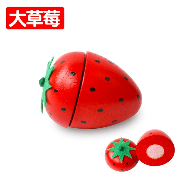 Paste large strawberries