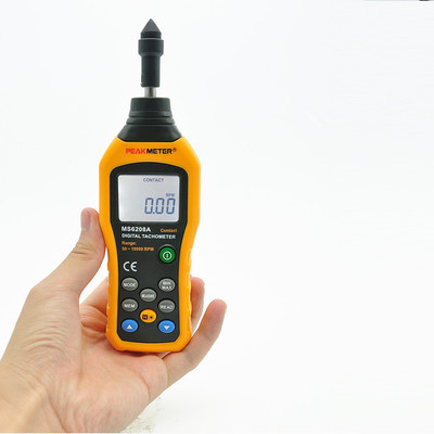 PEAKMETER/华谊MS6208B数字转速计非接触式转速计激光转速仪数显