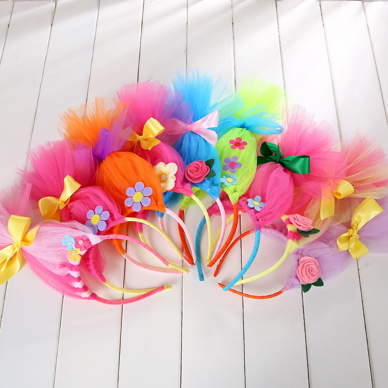 Troll European and American D Veil Oll Anime L Elf Tr Wig Hair Doll Ol Halloween Cosplay Magic Hair