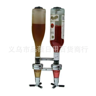 品薇创意家居用品调酒套装壁挂定量分酒器二头酒瓶架外贸原单