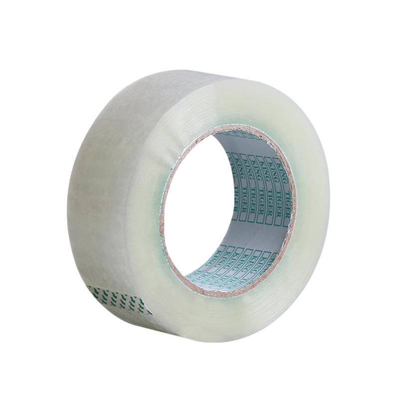 Cinta transparente 6,0*100 larga cinta de boca ancha rollo grande pegamento de sellado adhesivo alto embalaje expreso logística sellado papel adhesivo