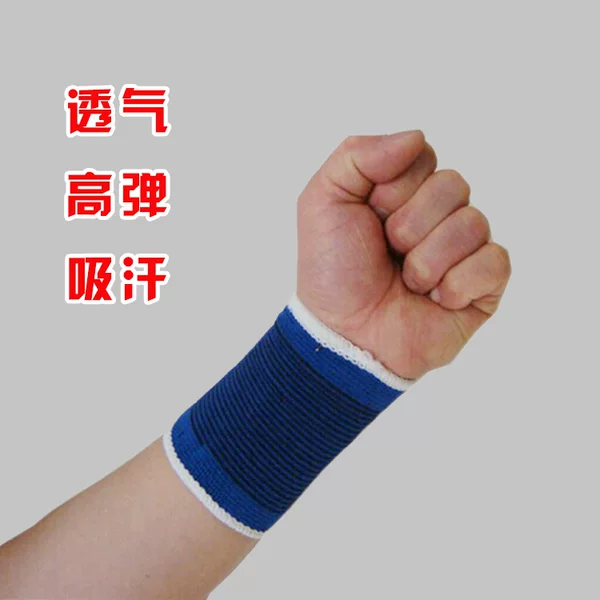 Factory wholesale knitted elastic wrist weightlifting outdoor cycling running basketball badminton fitness protective wrist