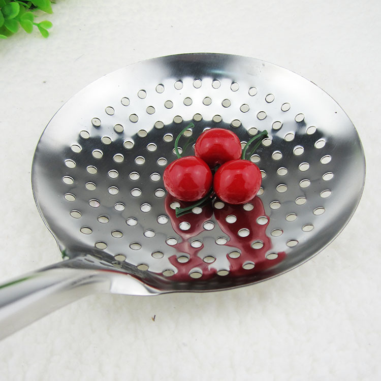 L1323 de espesor de acero inoxidable colador grande cuchara sopa vajilla Yiwu 10 yuanes tienda 9,9 grandes almacenes