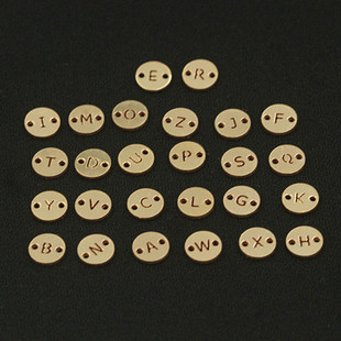 ����14K����26��Ӣ����ĸ0-9����DIY�����Ʒ����p���B��Ƭ