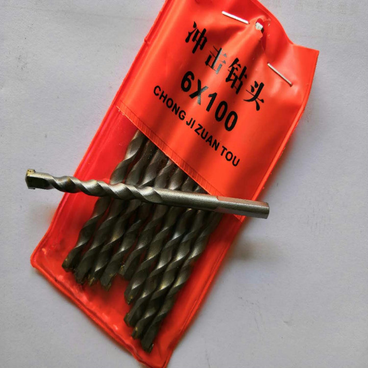 圆柄三角柄冲击钻头建工钻手电钻冲击电锤钻头砖墙混凝土合金钻头