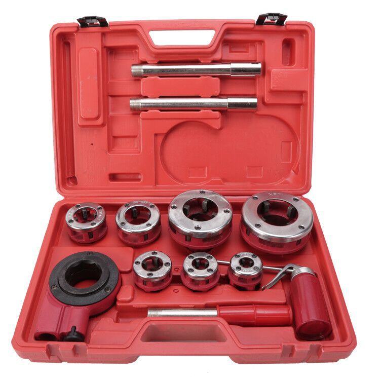 Durable 4 - 1.2 pulgadas máquina de alambre, máquina de alambre manual de tornillo de bisagra, conjunto de máquina de alambre de tubo galvanizado de hierro