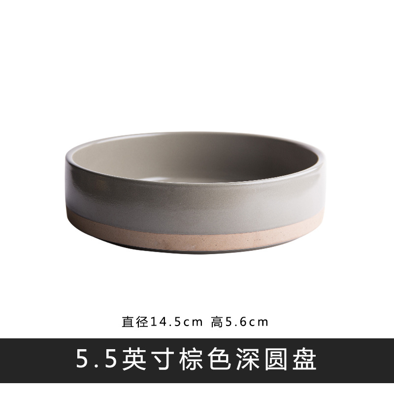 Coreano de cerámica vajilla cena plato tazón taza madera