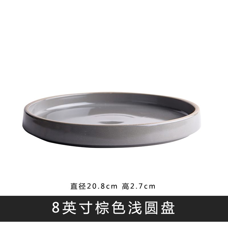 Coreano de cerámica vajilla cena plato tazón taza madera