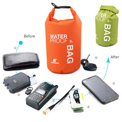 PVC waterproof bag outdoor sports swimming waterproof bucket bag rafting mobile phone camping waterproof bag hiking supplies