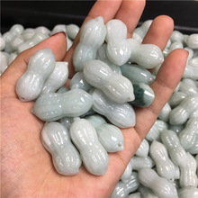 缅甸玉器翡翠大花生吊坠配饰老坑A货项坠项链厂家直销批发