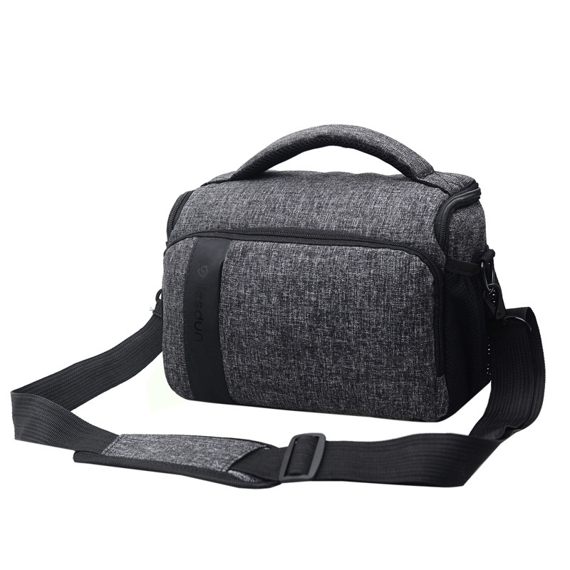 Single Shoulder Crossbody SLR Camera Bag Lightweight Waterproof Photography Bag Tear Resistant Cotton Digital Camera Storage Bag