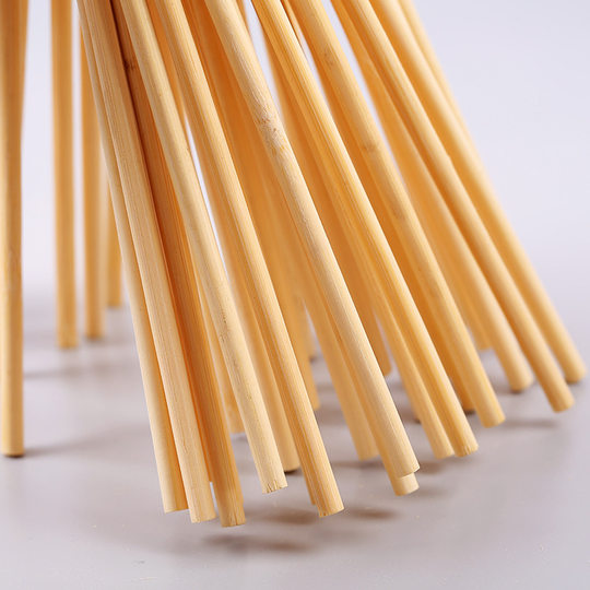 Bamboo stick flat head bamboo stick small round stick 3mm diy hand assembled building model bamboo stick material factory outlet