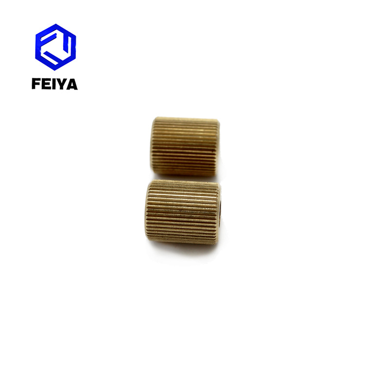 自动车床 直纹花 注塑 预埋铜镶嵌件