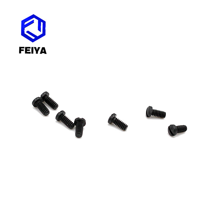 镀黑锌 一字平头 微型 小螺丝