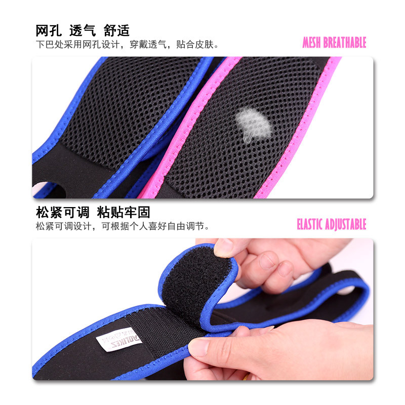 Cinturón de ronquidos para hombres y mujeres Cinturón antirronquidos Cinturón de trapeador de barbilla Cinturón de mentón antirronquidos Prevenir la dislocación de la barbilla Cinturón de apoyo