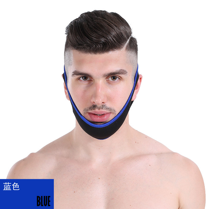 Cinturón de ronquidos para hombres y mujeres Cinturón antirronquidos Cinturón de trapeador de barbilla Cinturón de mentón antirronquidos Prevenir la dislocación de la barbilla Cinturón de apoyo