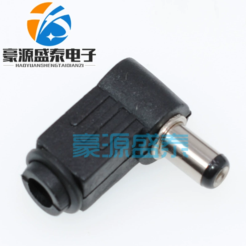 Штекер питания Штекер постоянного тока изогнутый на 90 градусов Штекер постоянного тока 2,1*5,5*14 мм Штекер постоянного тока 5521