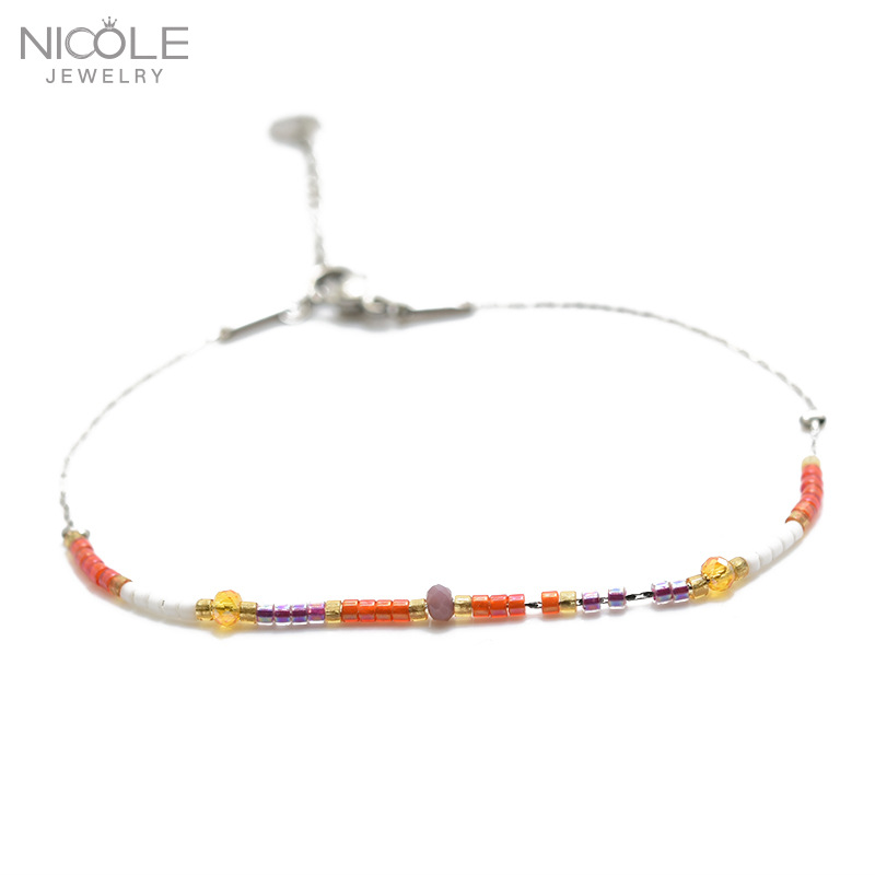 Pulsera pequeña para mujer transfronteriza del todo fósforo Japón importó cuentas de arroz Miyuki hechas a mano con cuentas tejidas ventas directas de fábrica image 9