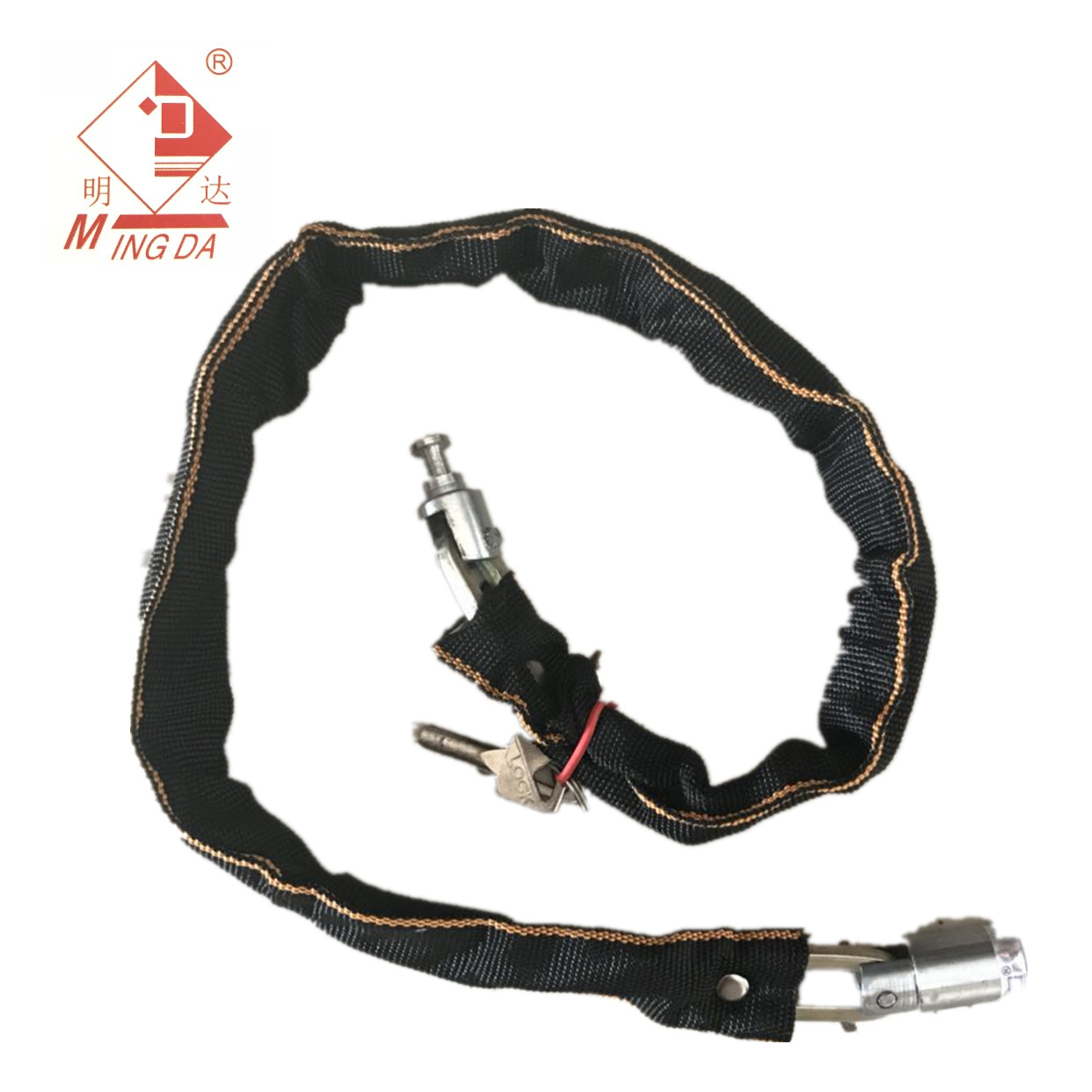 Bag cloth chain lock spot wholesale bicycle mountain bike chain lock electric car motorcycle anti-theft chain lock