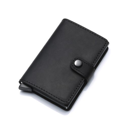 The Fender Mad Hatter RFID Elastic Aluminum Credit Card Case with Magnetic Business Card Holder Wallet