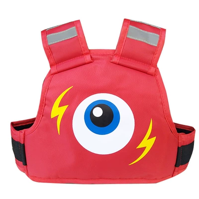 Baby Travel Front and Rear | Car seat belt - red-big-eyes