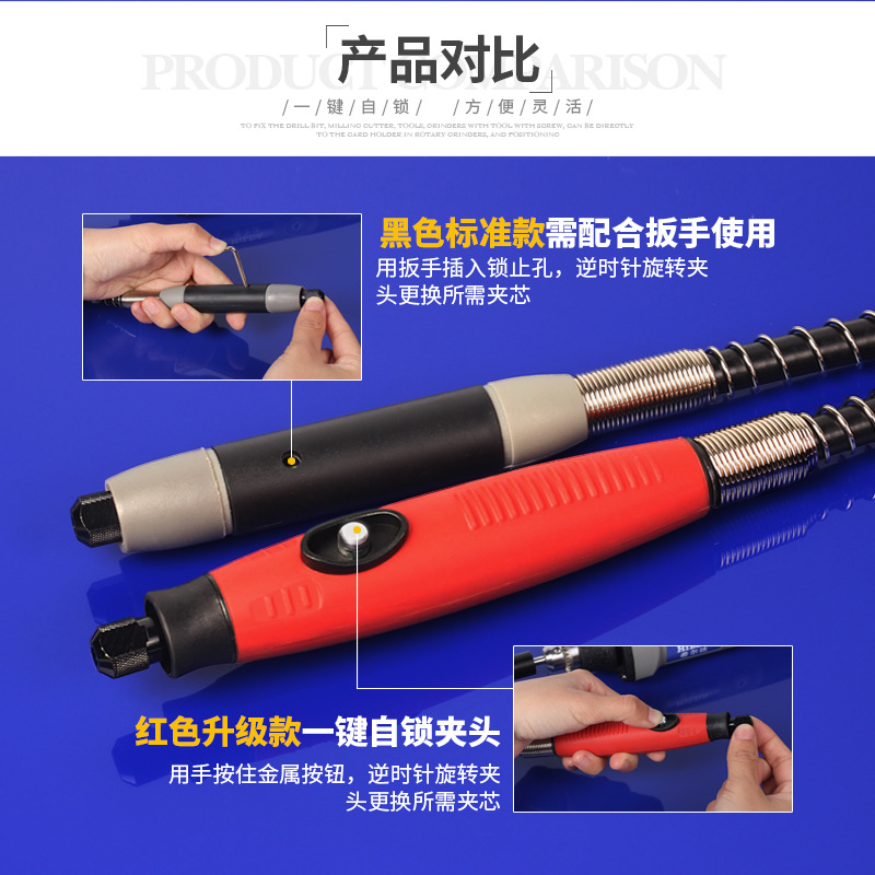 Hilda fábrica directa 6mm rectificado eléctrico eje flexible universal eje flexible máquina de grabado eje flexible accesorios de rectificado eléctrico