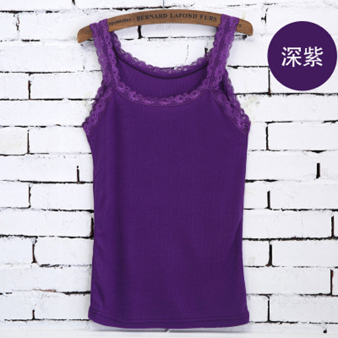 New summer U-shaped I-shaped low-cut lace camisole bottoming shirt for women with slim vest inside