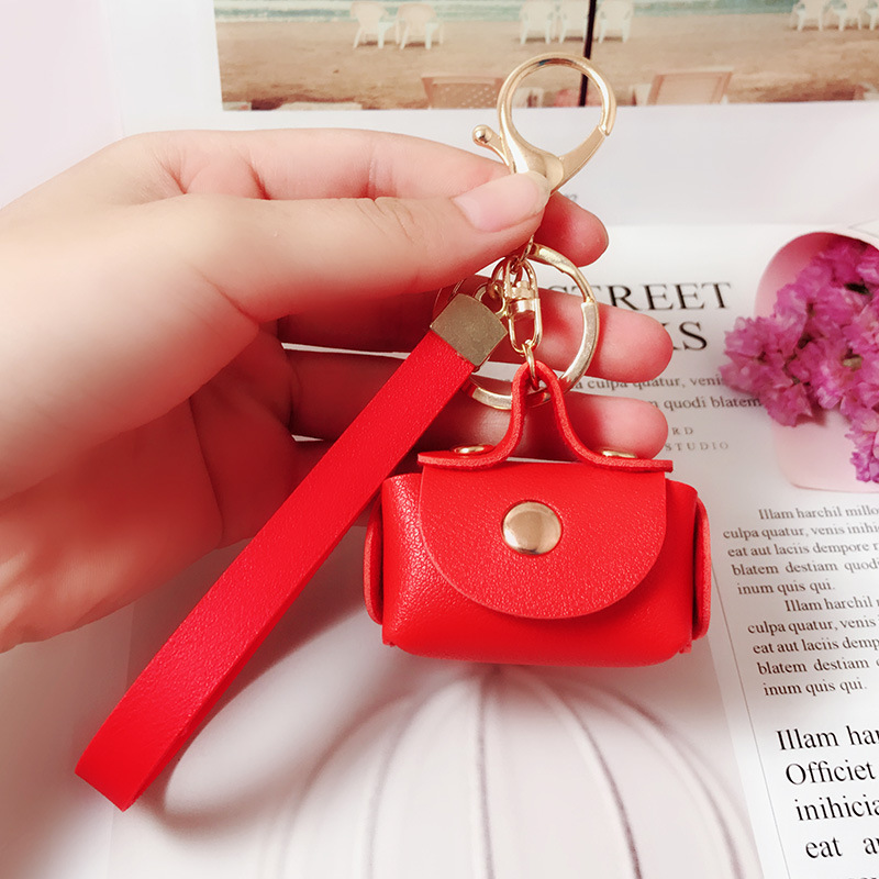 韩国创意可爱迷你包钥匙扣男士女款汽车钥匙链圈情侣包包挂件批发