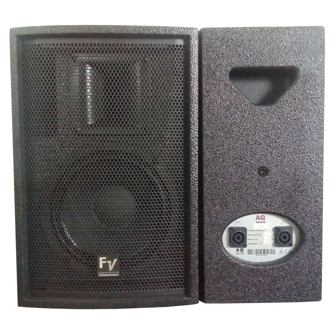 Fabricantes de equipos de audio profesionales al por mayor y al por menor, AQ-12 de un solo altavoz pasivo de canción K de salón de baile de dos vías de 12 pulgadas