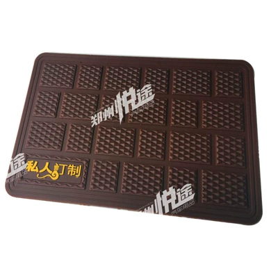 Universal Foot Pad Film Checkered Pedals Non-Slip Wear-Resistant - coffee-black-rice-brown-coffee-red-yellow