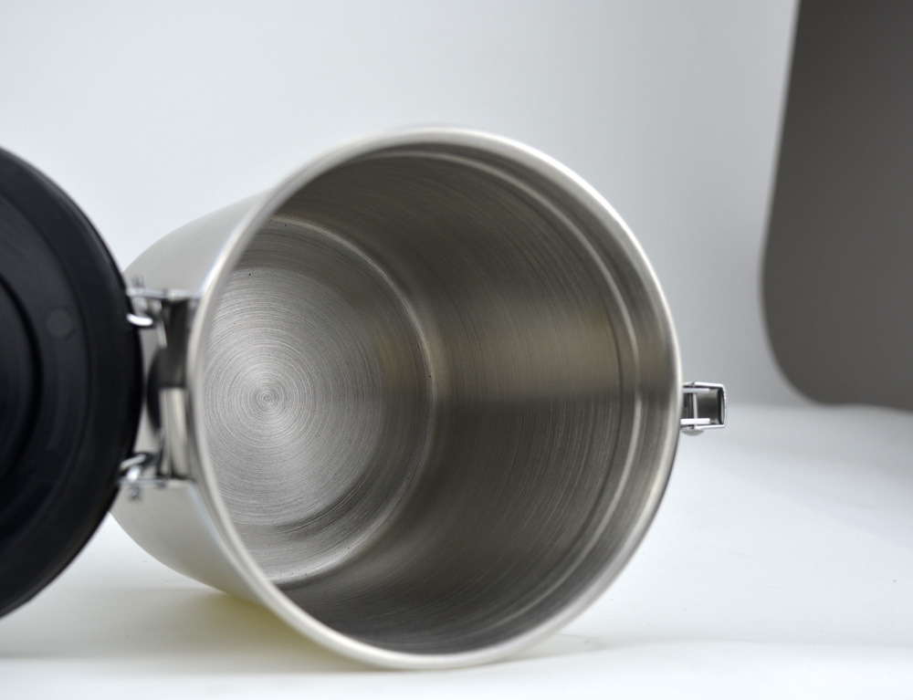 Latas selladas del grano de café directo de la fábrica con las latas selladas del acero inoxidable de la válvula de escape