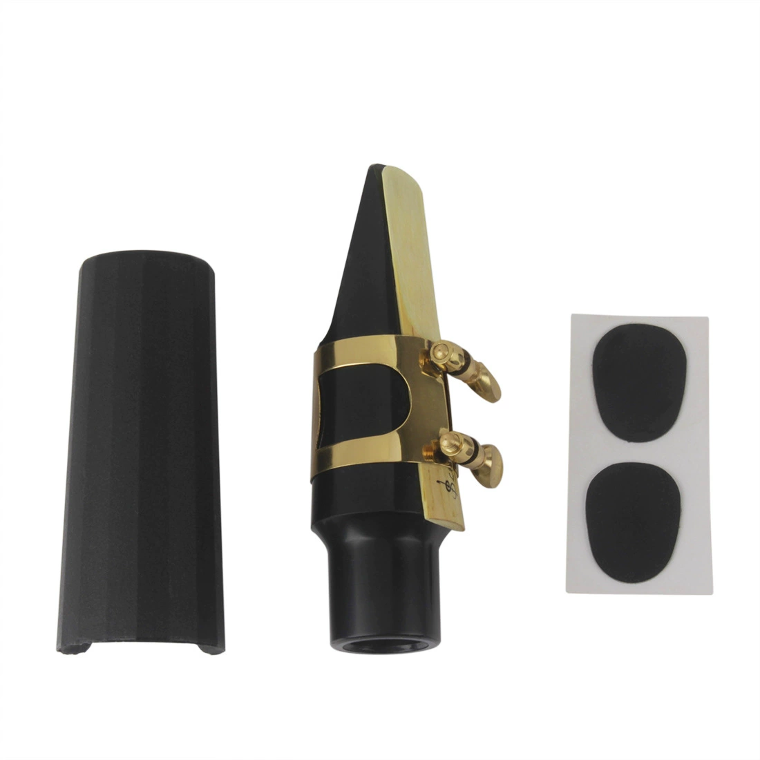 Second Zhongyin Sax flute head suit+card+card hat+whistle+tooth cushion saxophone accessories wholesale