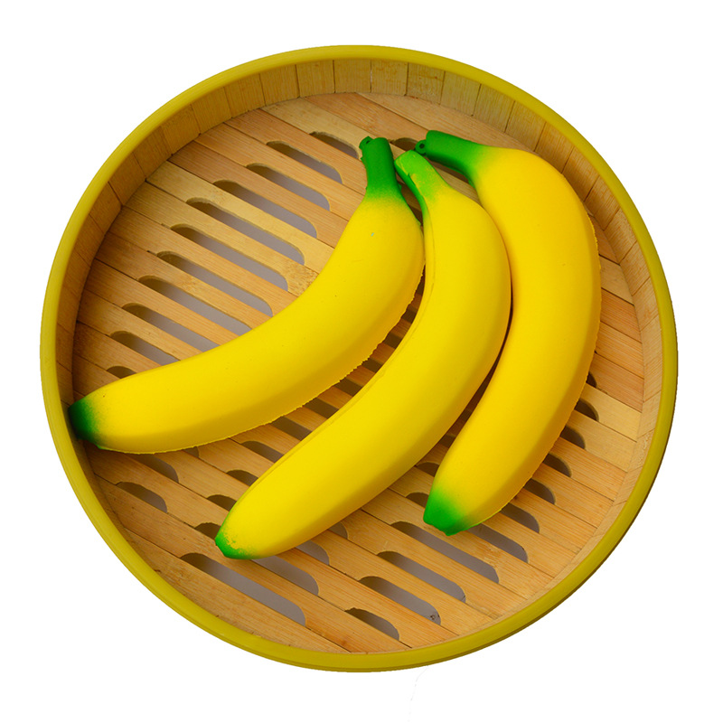 Medium Slow Rebound Simulation Big Banana PUDecompression Toy18cm Fruit Model
