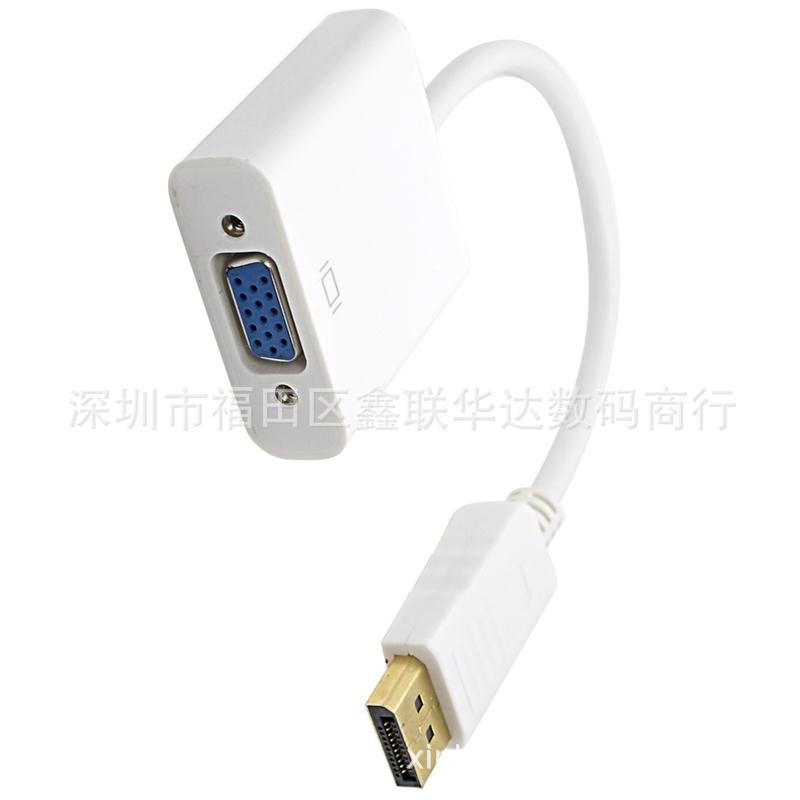 DP al cable Displayport del adaptador de VGA al DP del cable de la conversión de VGA al convertidor de VGA