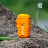 F12 dual -arc charging lighter outdoor outdoor waterproof windproof cigarette lighter Creative personality belt safety buckle