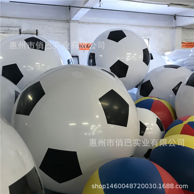 Manufacturers Professional Spot PVC 2m Large Balls Various Types of Advertising Models Inflatable Football Inflatable Beach Ball Three-color Balls
