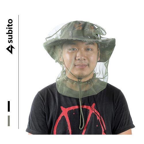 Amazon sports outdoor hood camping hiking anti-fly mesh mask tent canopy anti-mosquito mesh cover