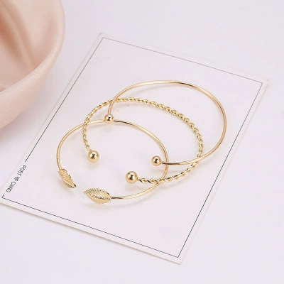 Тренд модный браслет, украшения, набор, Aliexpress, wish, простой и элегантный дизайн, 3 предмета, опт