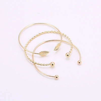Тренд модный браслет, украшения, набор, Aliexpress, wish, простой и элегантный дизайн, 3 предмета, опт