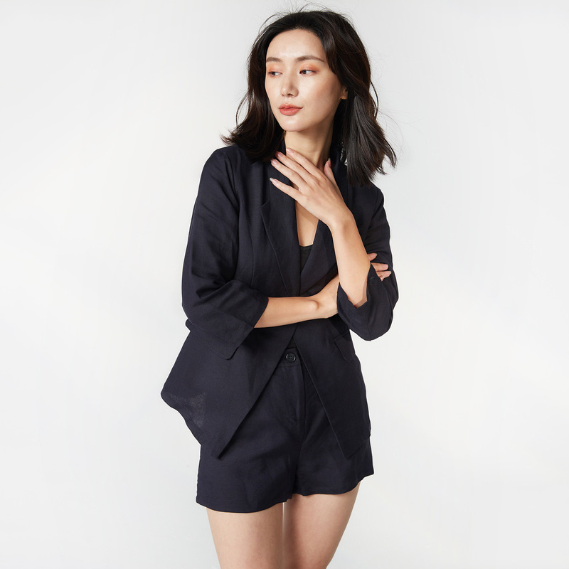 Ready-Made Blazer Women's Age-Reducing Linen 	 Complete Set with Dropshipping