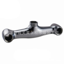 供应重力铸造 双把手厨房水龙头铜壳体 入墙式冷热厨房水龙头主体