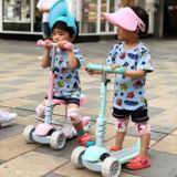 Детский самокат с сидением, мигающий Бибикар Толокар Плазмакар, 2-4 лет, «три в одном»